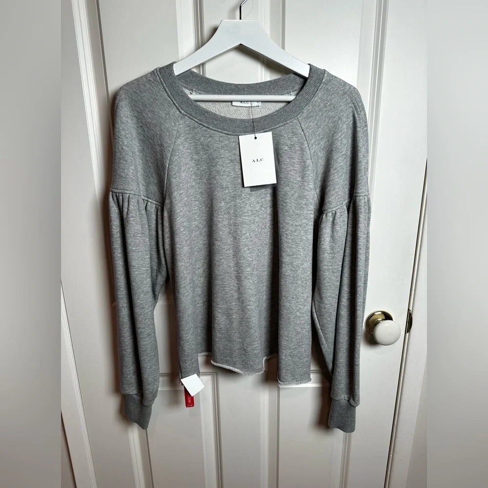 A.L.C. Heather Gray Sweatshirt - Picture 1 of 5
